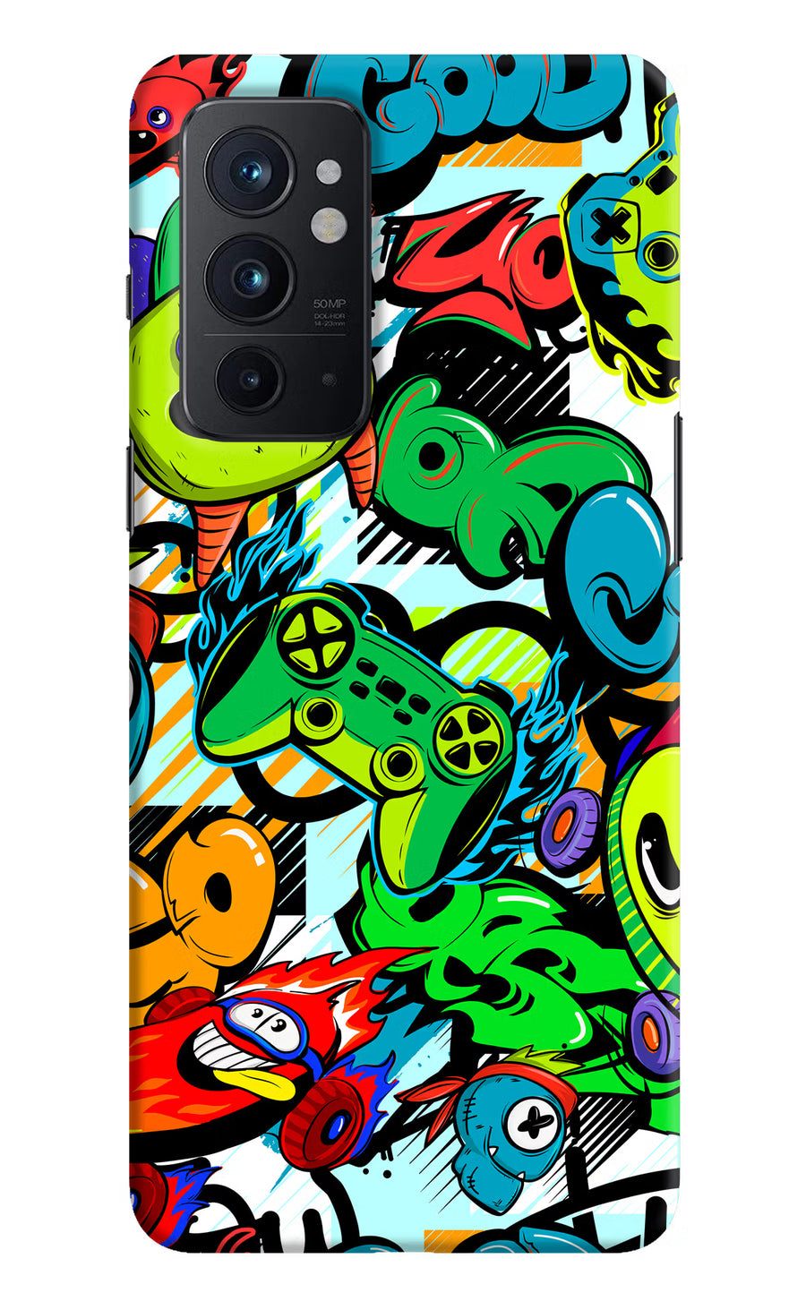 Game Doodle Oneplus 9RT Back Cover, Hard case