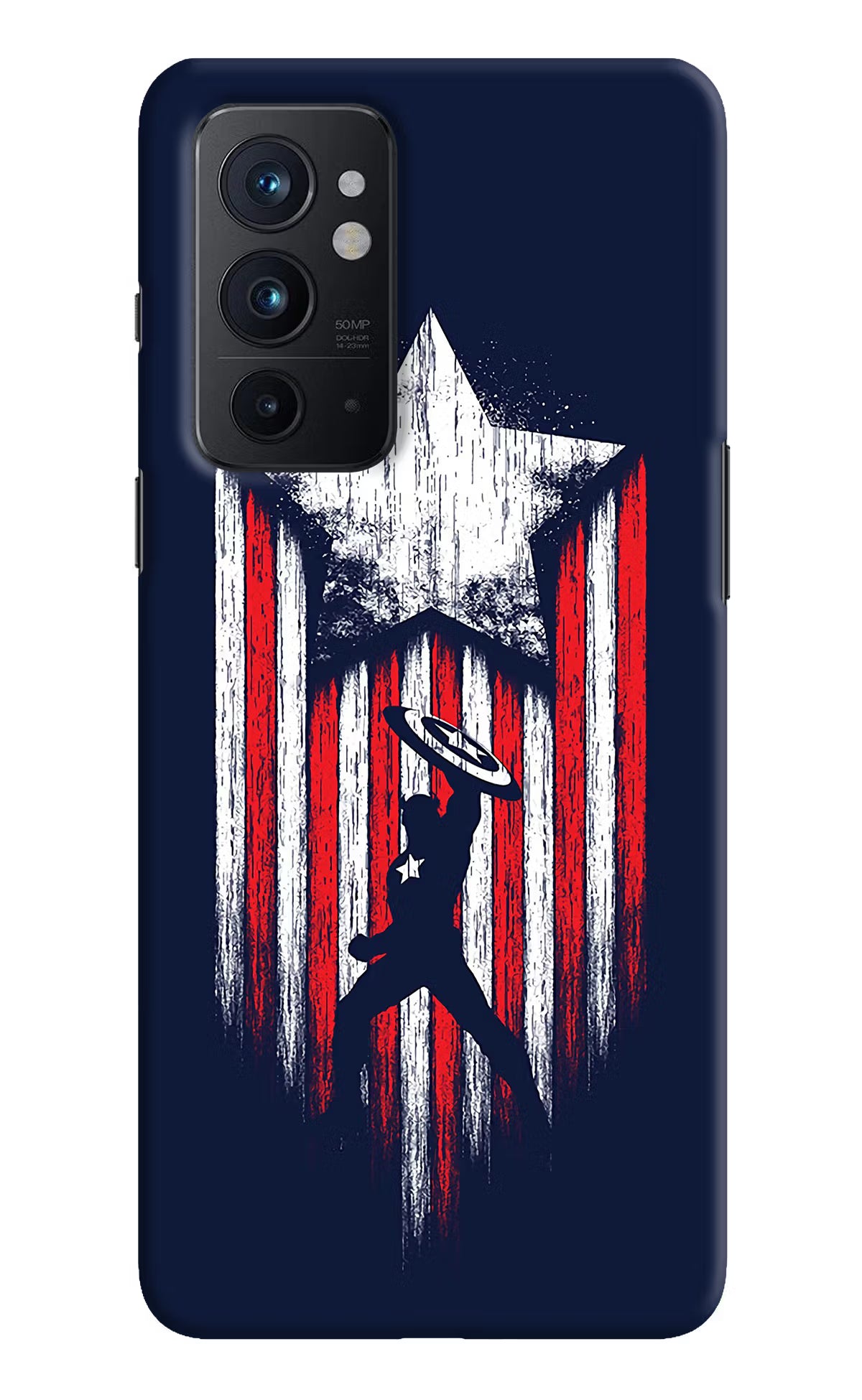 Captain America Marvel Art Oneplus 9RT Hard Case Back Cover by Casekaro