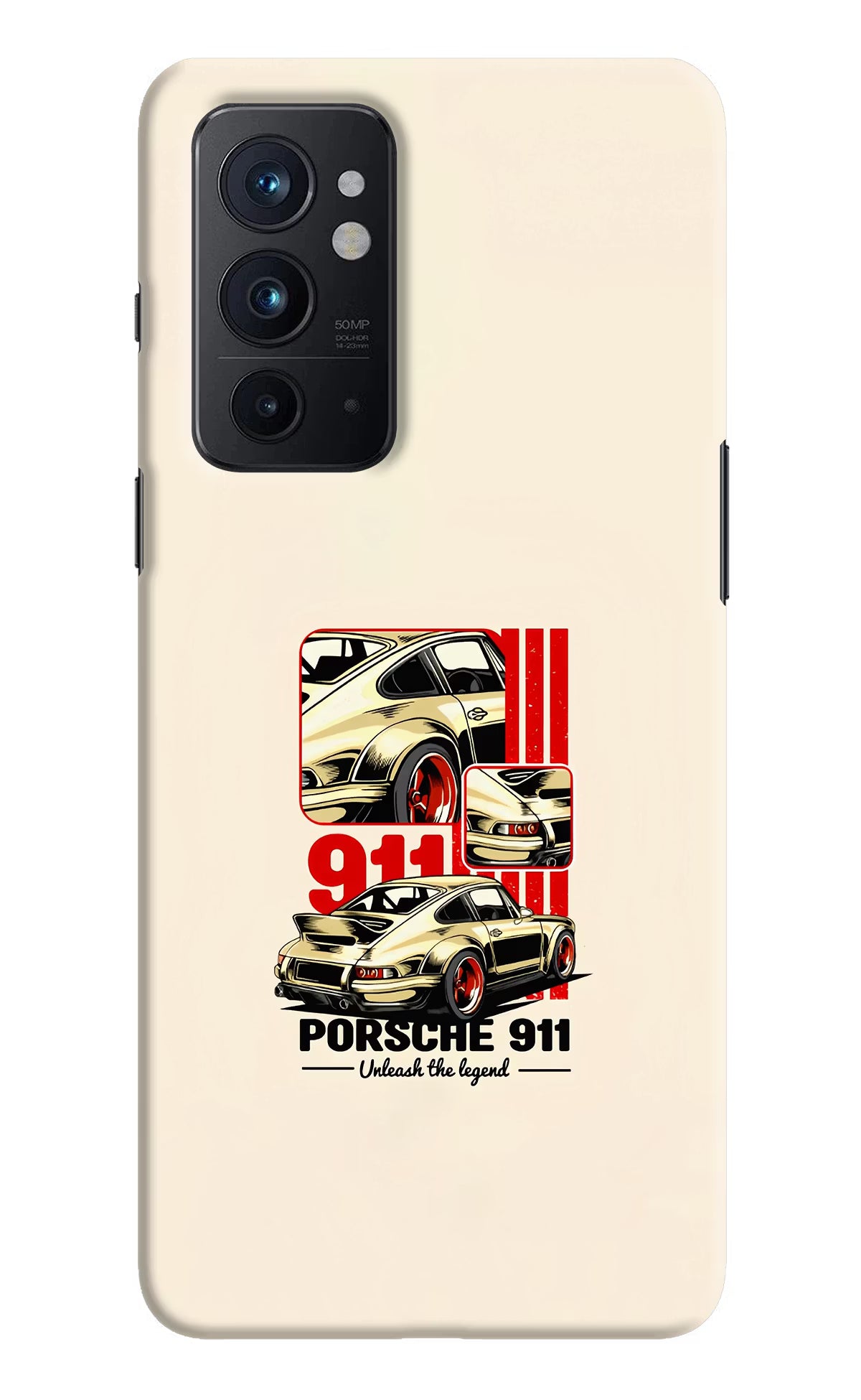 Classic Porsche 911 Oneplus 9RT Hard Case Back Cover by Casekaro