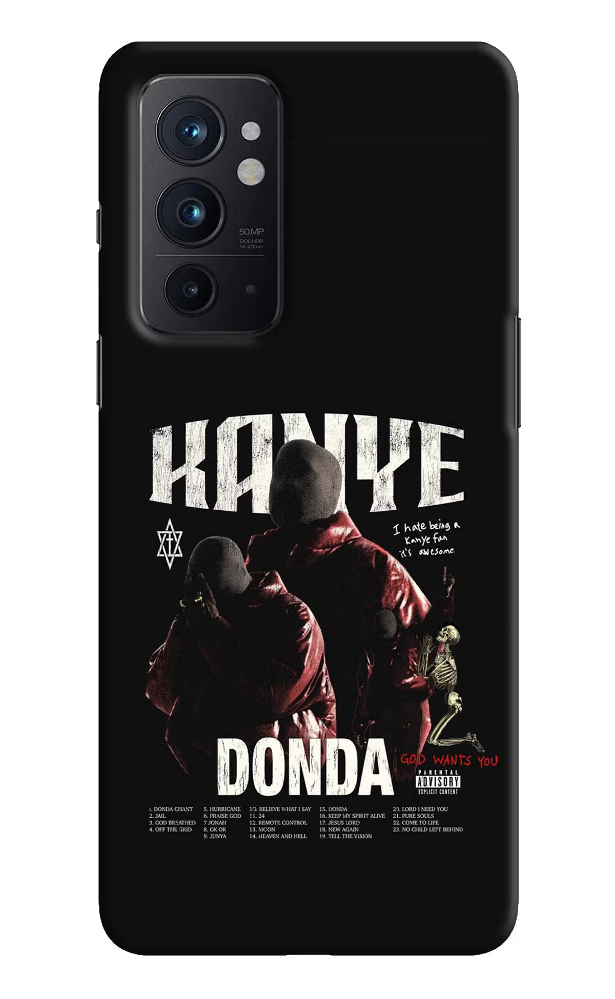 Donda Kanye West Oneplus 9RT Hard Case Back Cover by Casekaro