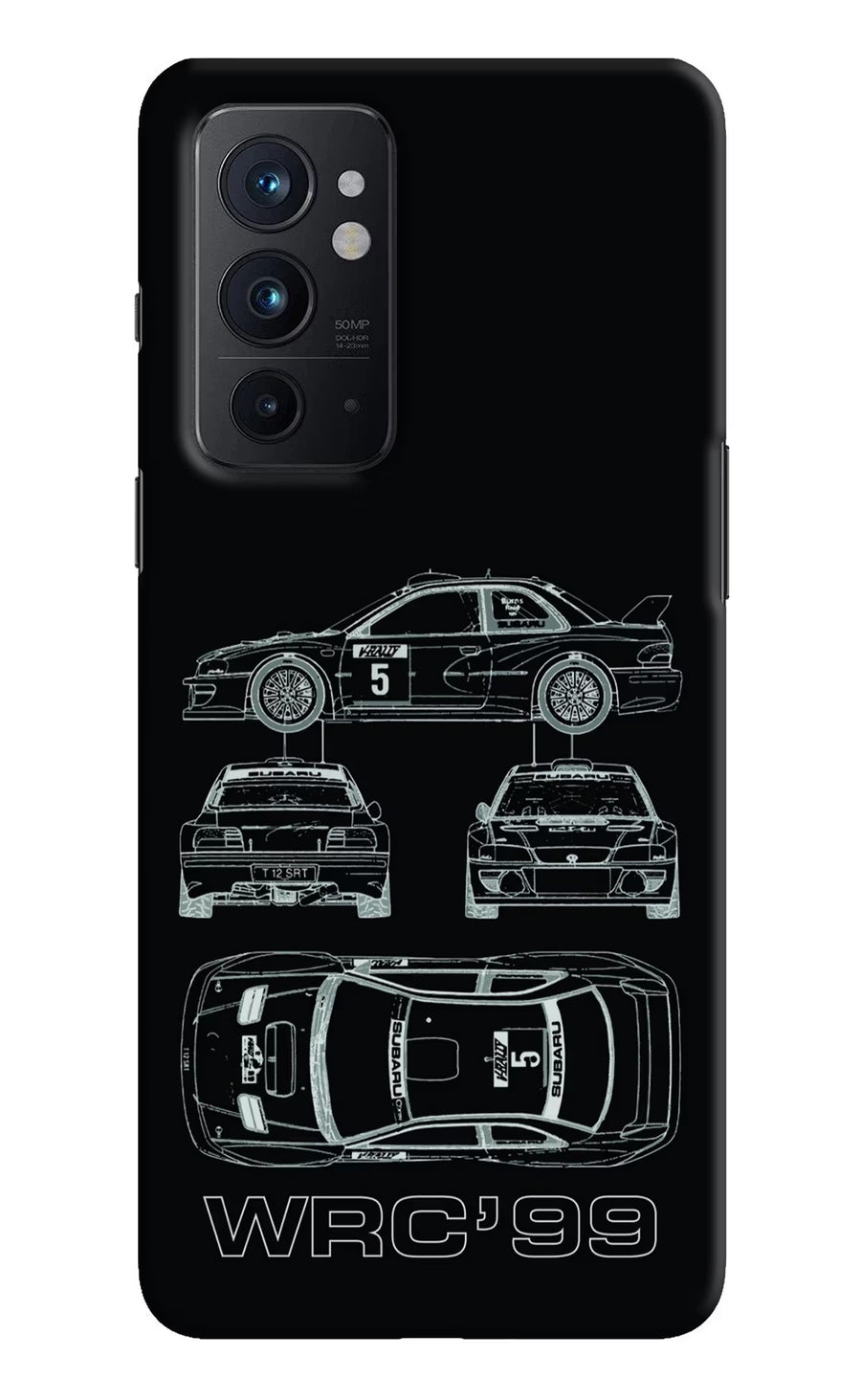 WRC'99 Oneplus 9RT Back Cover, Hard case