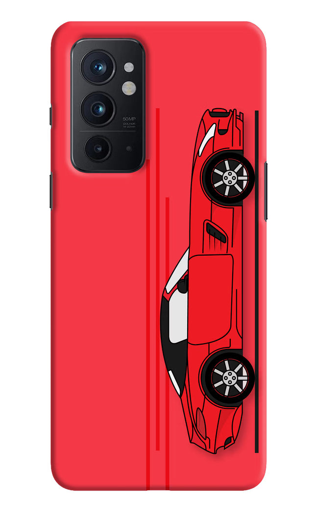 Red Velocity Oneplus 9RT Hard Case Back Cover by Casekaro
