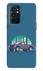 Retro Garage Vibe Oneplus 9RT Hard Case Back Cover by Casekaro