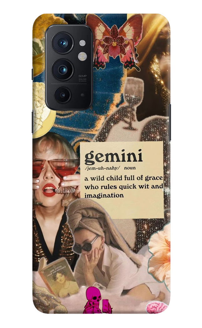 Gemini Zodiac Oneplus 9RT Hard Case Back Cover by Casekaro