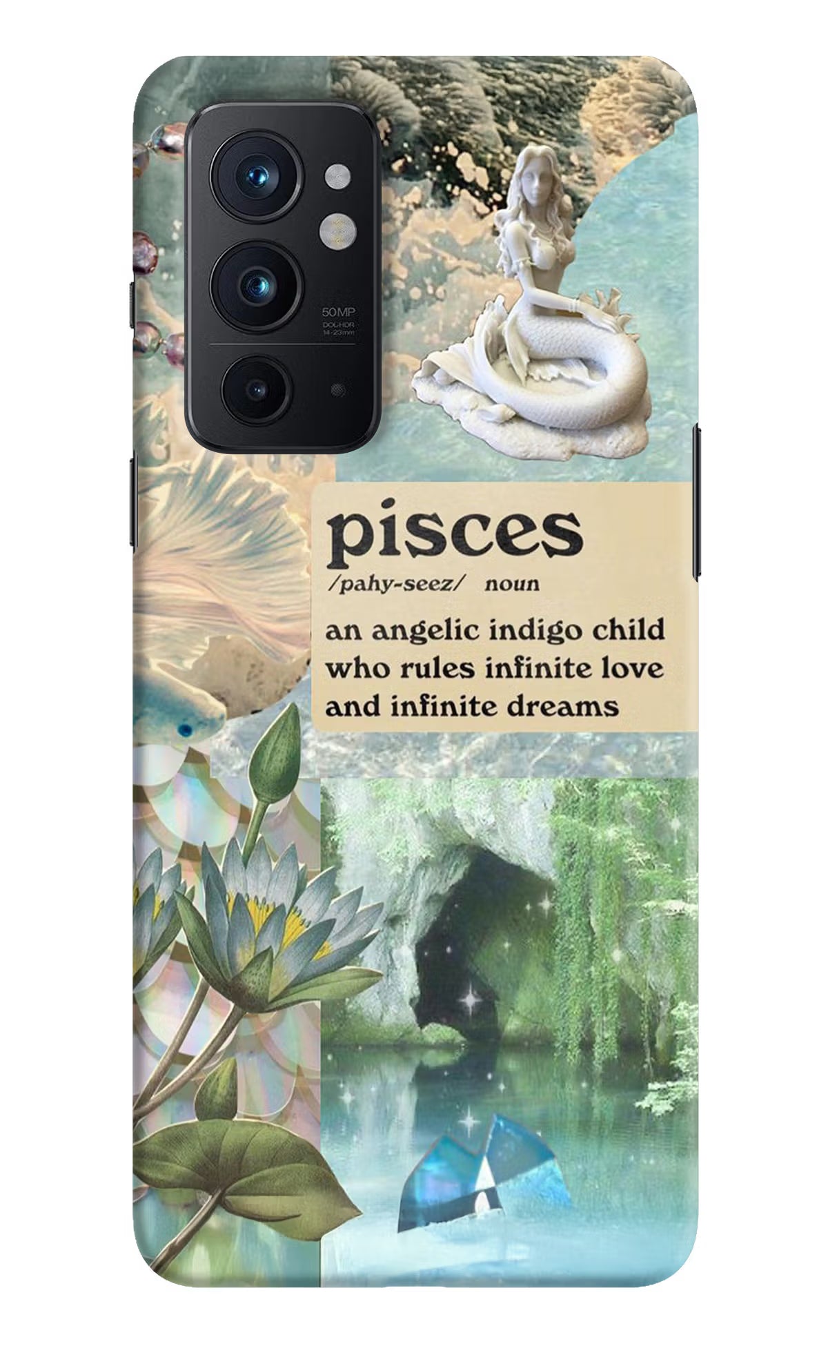 Pisces Zodiac Oneplus 9RT Hard Case Back Cover by Casekaro