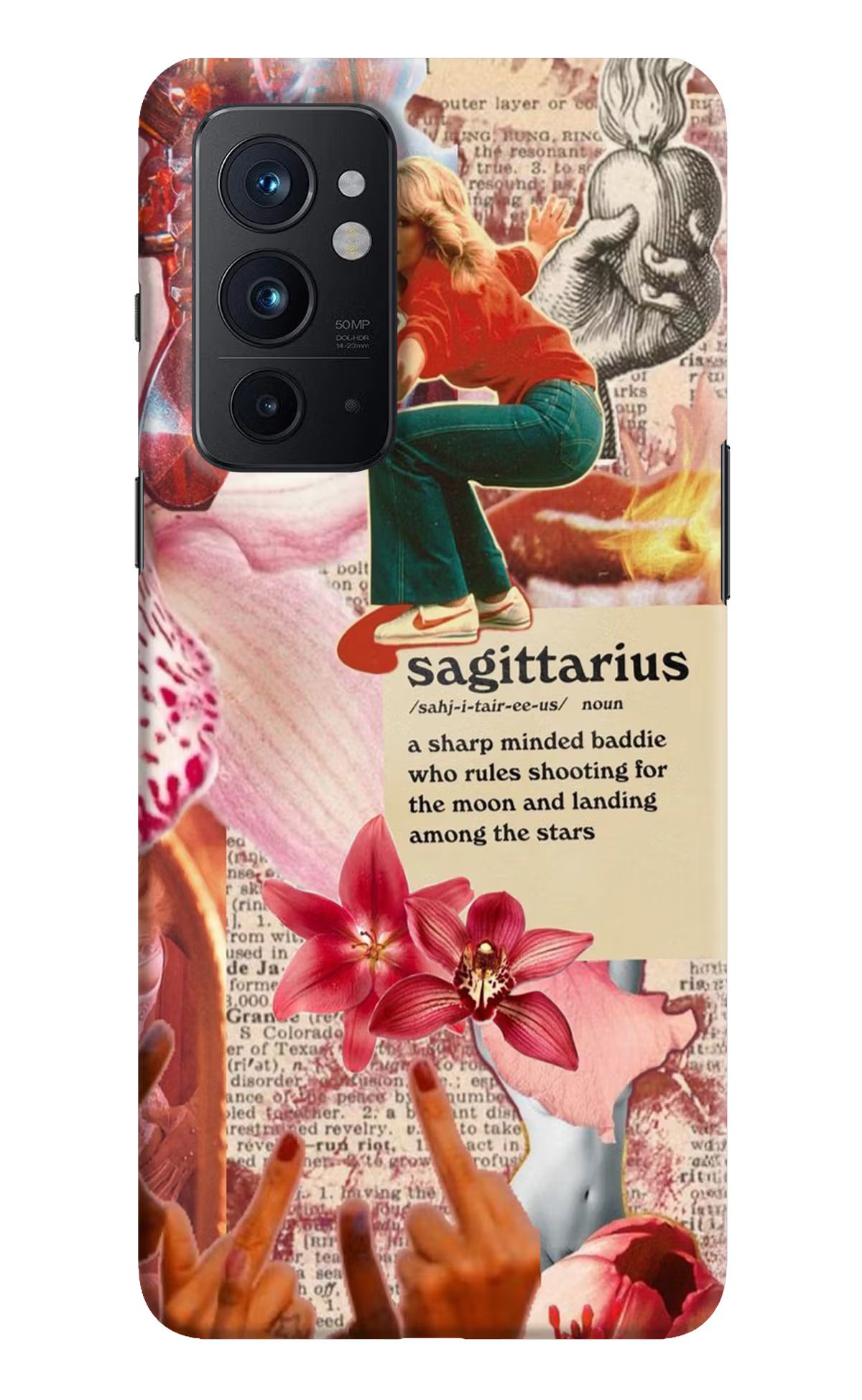 Sagittarius Zodiac Oneplus 9RT Hard Case Back Cover by Casekaro