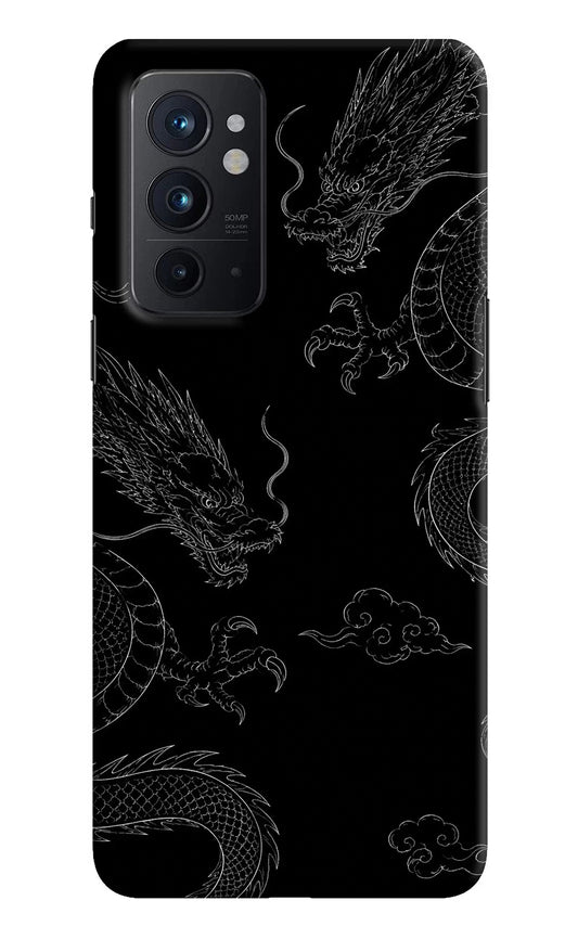 Twin Dragons Oneplus 9RT Hard Case Back Cover by Casekaro