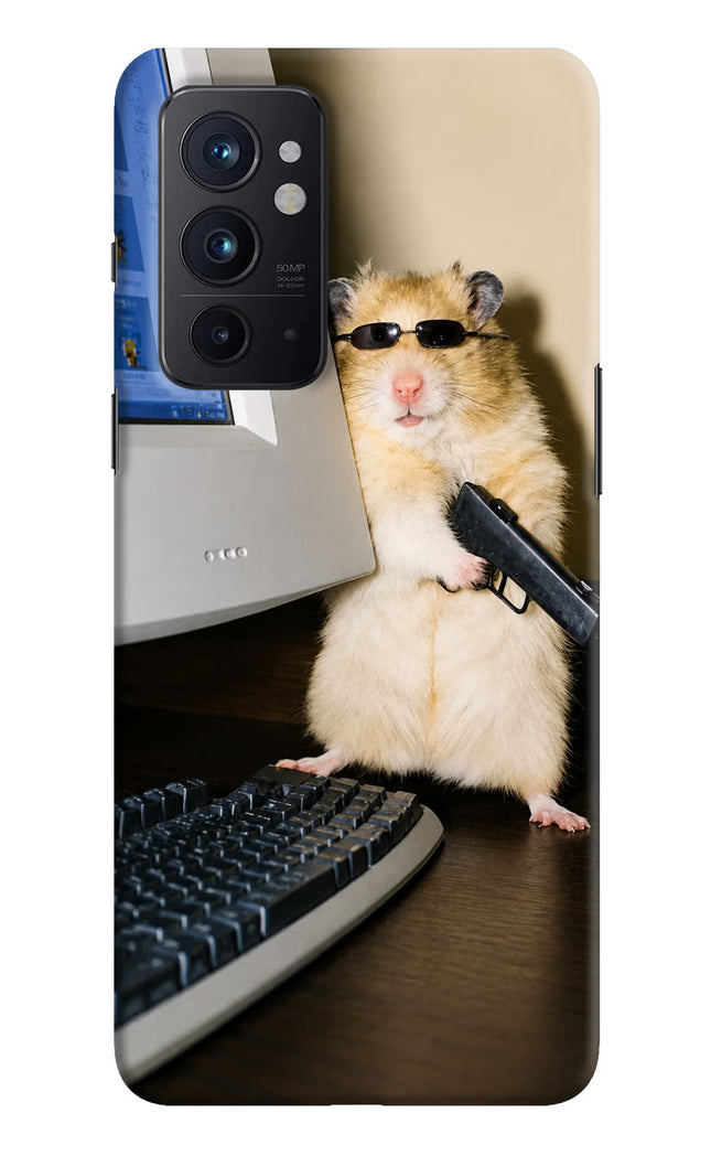 Hacker Hamster Oneplus 9RT Hard Case Back Cover by Casekaro