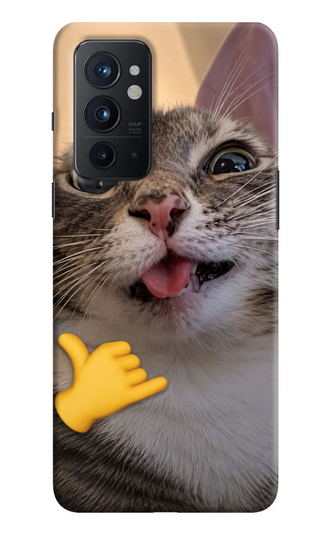 Silly Cat Call Oneplus 9RT Hard Case Back Cover by Casekaro
