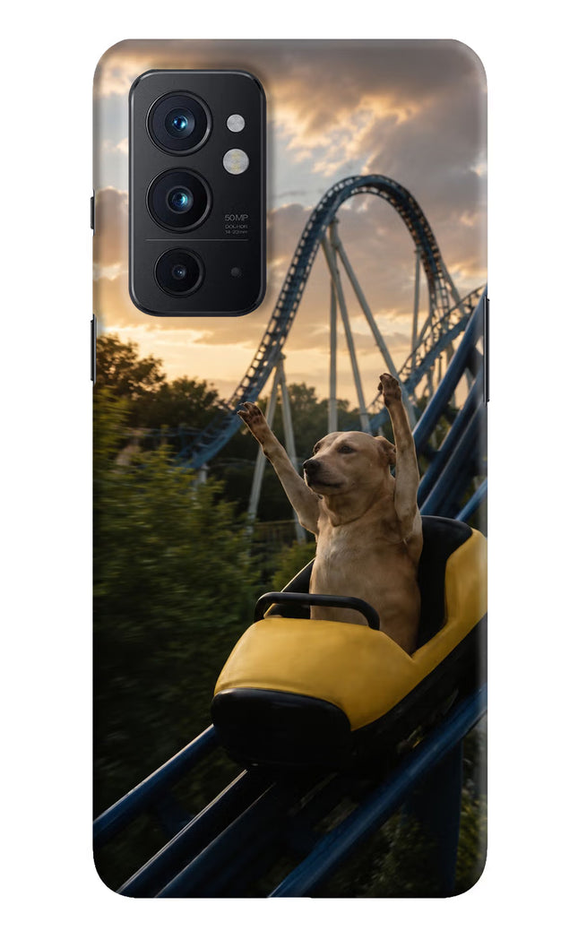 Rollercoaster Dog Oneplus 9RT Hard Case Back Cover by Casekaro