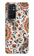 White Mayura Oneplus 9RT Hard Case Back Cover by Casekaro