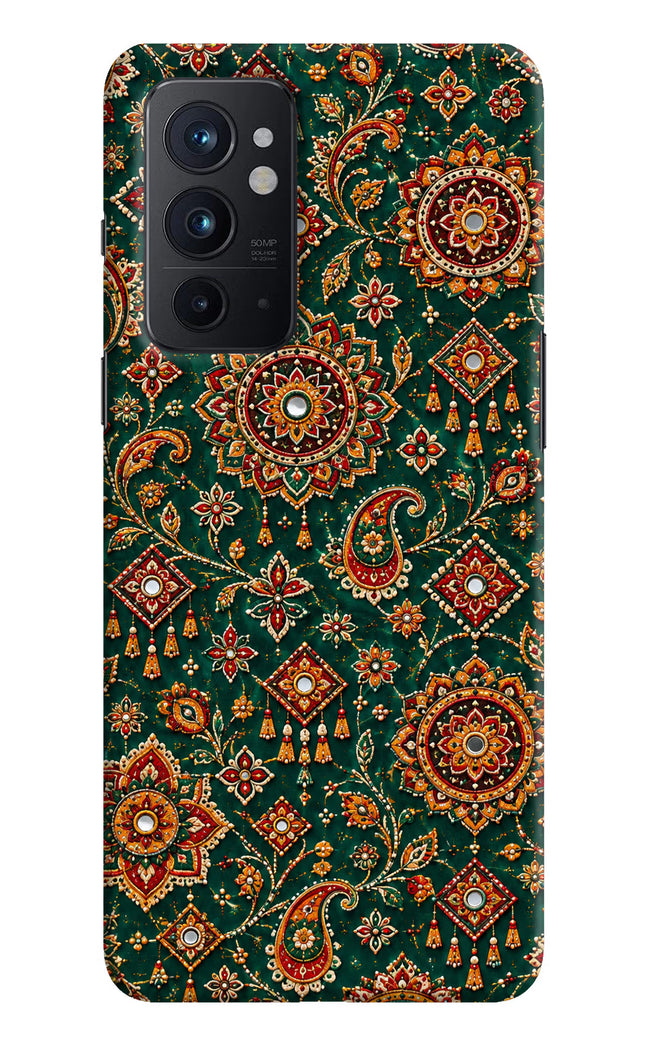 Green Pataka Oneplus 9RT Hard Case Back Cover by Casekaro