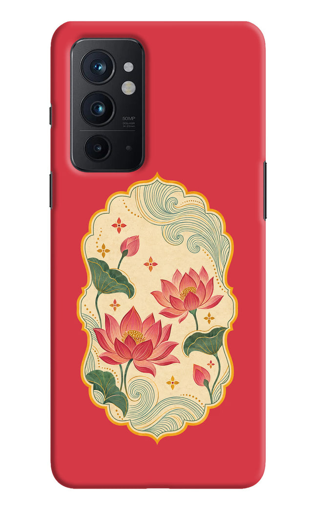 Pink Lotus Oneplus 9RT Back Cover