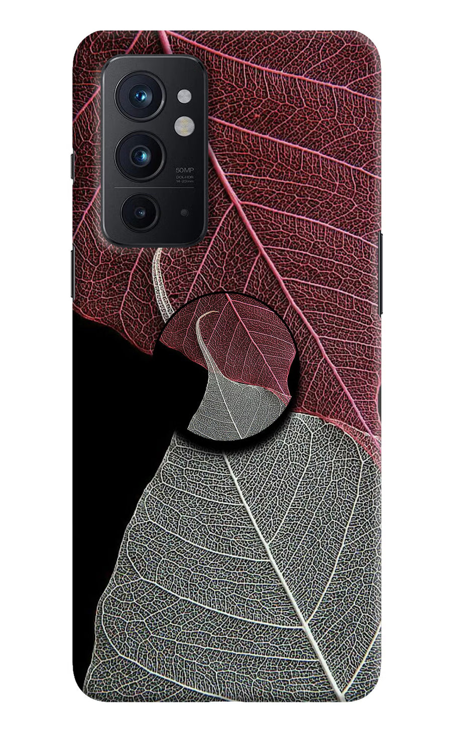 Leaf Pattern Oneplus 9RT Pop Case, Hard case