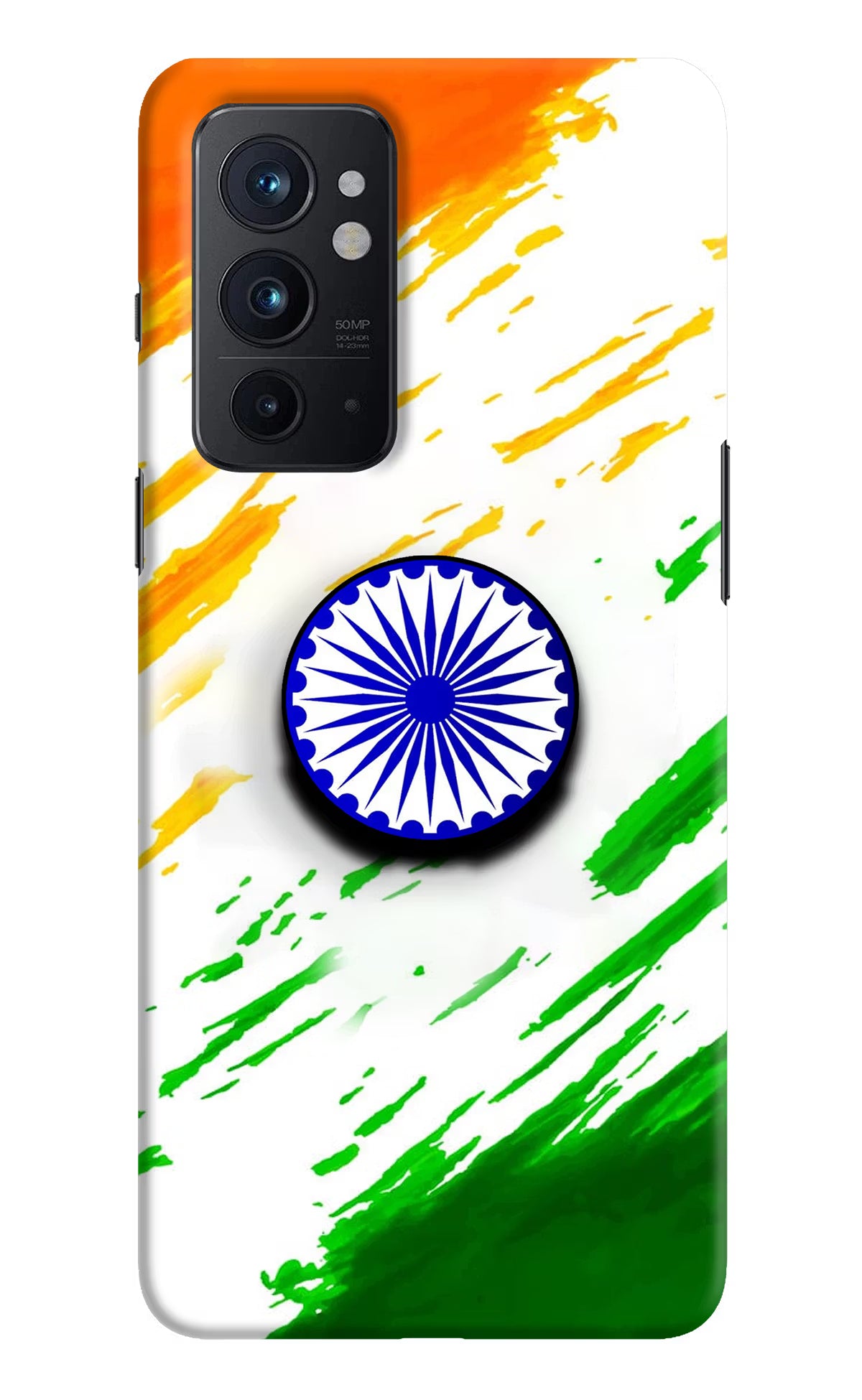 Indian Flag Ashoka Chakra Oneplus 9RT Pop Case by Casekaro