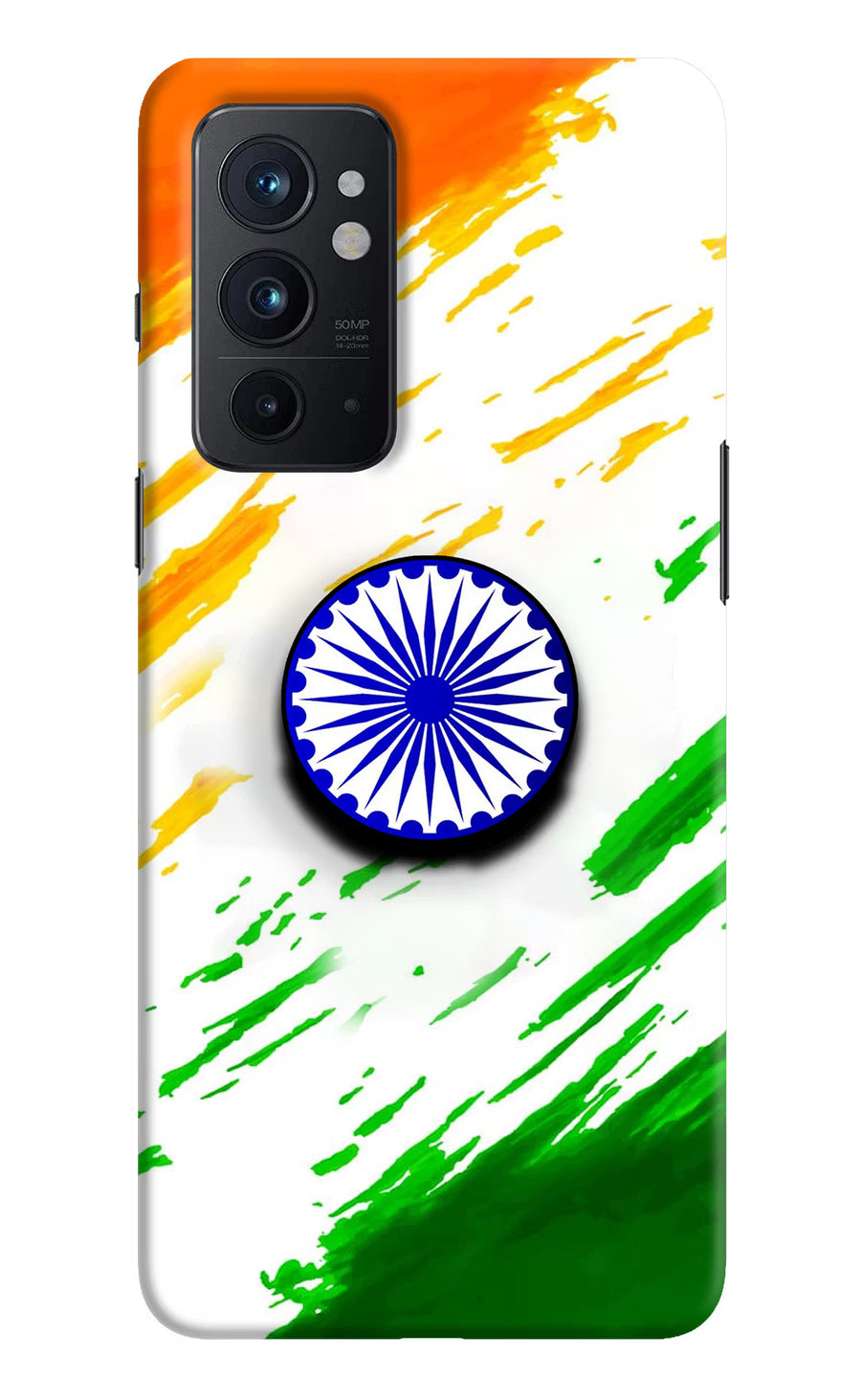 Indian Flag Ashoka Chakra Oneplus 9RT Pop Case, Hard case