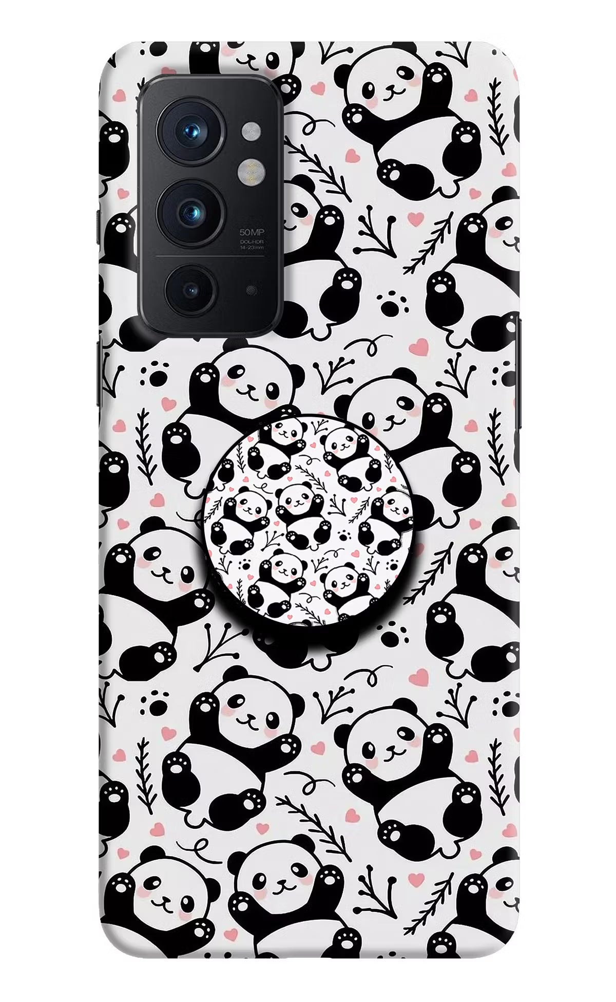 Cute Panda Oneplus 9RT Pop Case by Casekaro