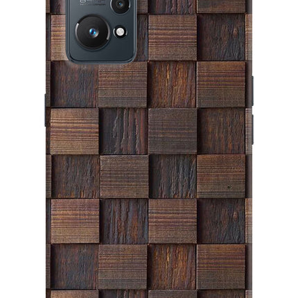 Wooden Cube Design Realme GT NEO 2/Neo 3T Hard Case Back Cover by Casekaro