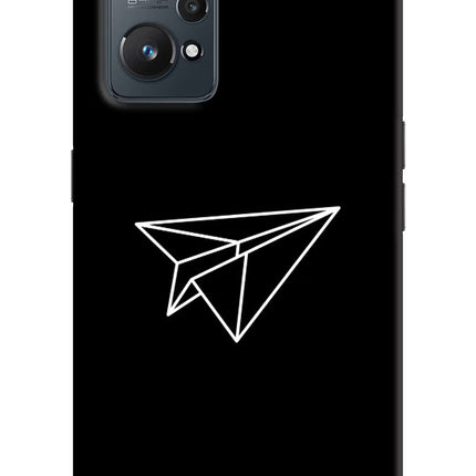 Paper Plane White Realme GT NEO 2/Neo 3T Hard Case Back Cover by Casekaro
