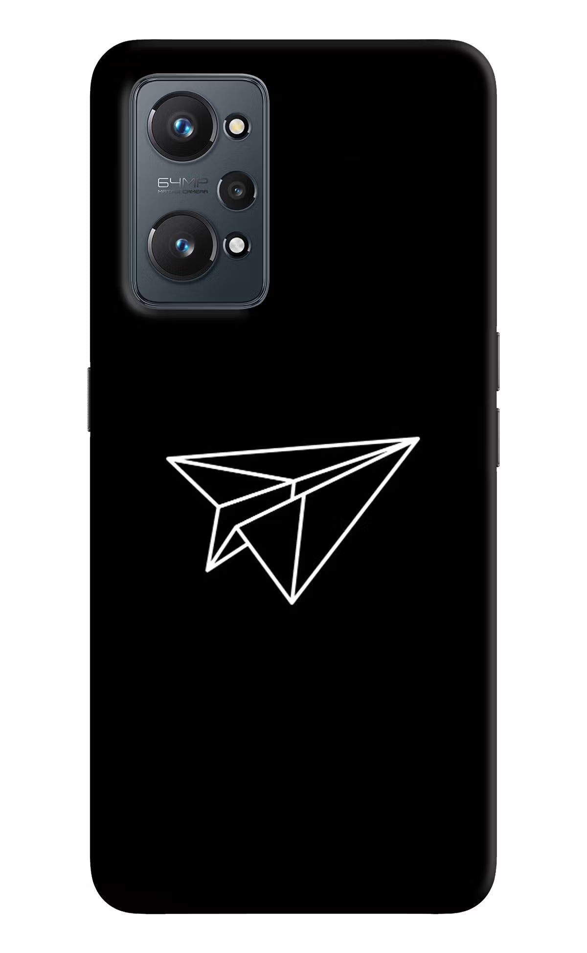 Paper Plane White Realme GT NEO 2/Neo 3T Hard Case Back Cover by Casekaro