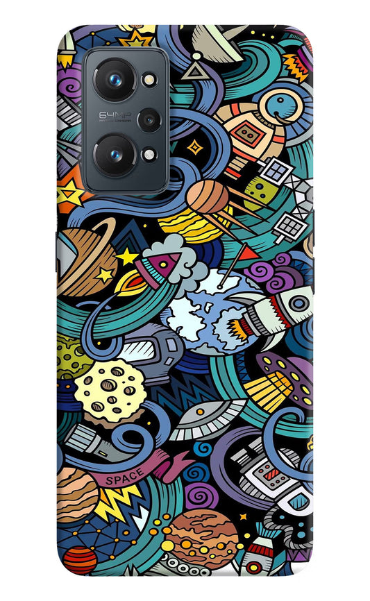 Space Abstract Realme GT NEO 2/Neo 3T Hard Case Back Cover by Casekaro