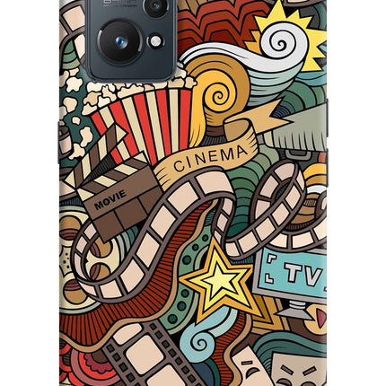 Cinema Abstract Realme GT NEO 2/Neo 3T Hard Case Back Cover by Casekaro