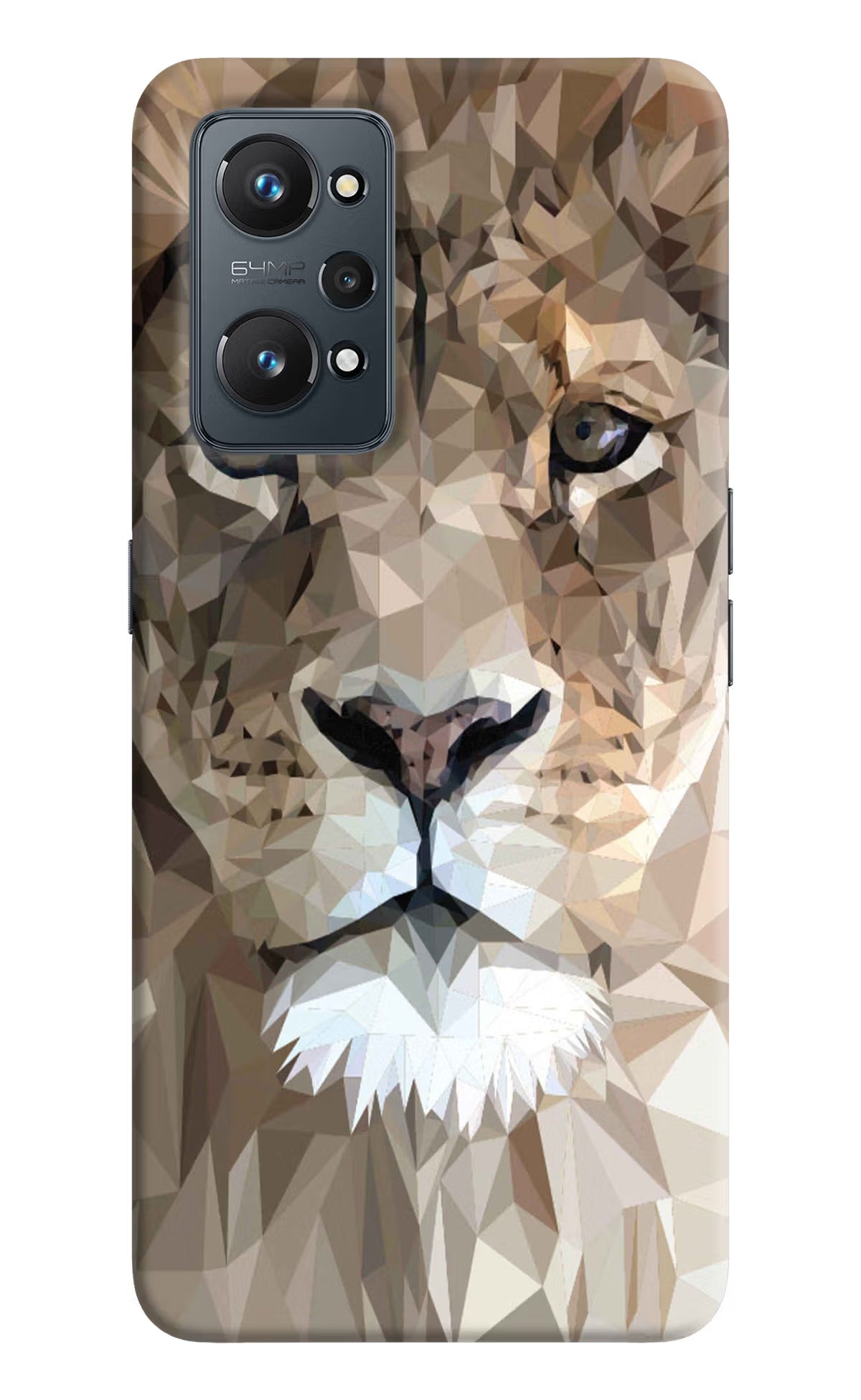 Lion Art Realme GT NEO 2/Neo 3T Hard Case Back Cover by Casekaro