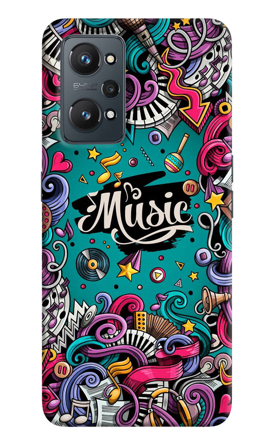 Music Graffiti Realme GT NEO 2/Neo 3T Hard Case Back Cover by Casekaro