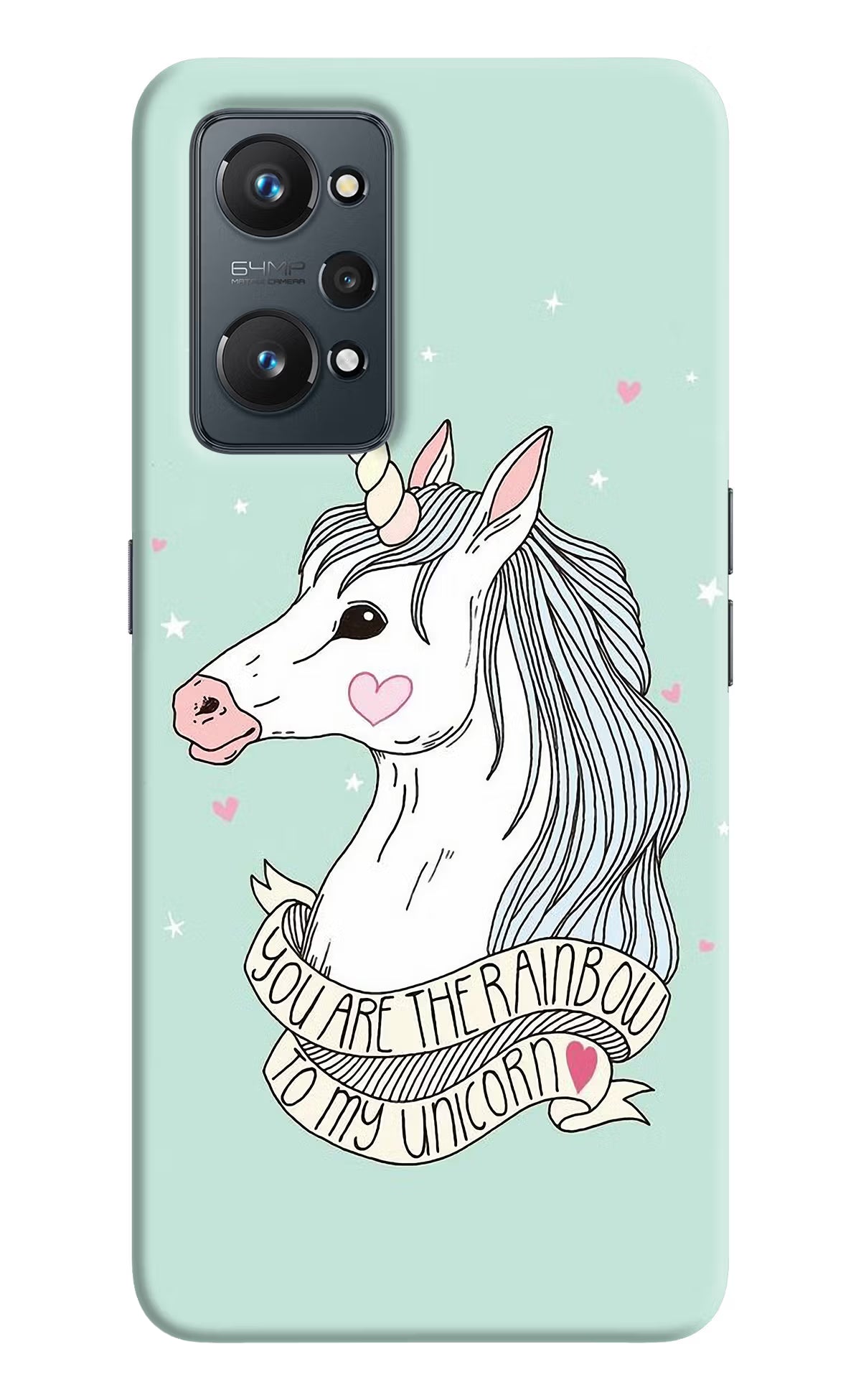 Unicorn Wallpaper Realme GT NEO 2/Neo 3T Hard Case Back Cover by Casekaro