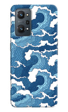 Blue Waves Realme GT NEO 2/Neo 3T Hard Case Back Cover by Casekaro
