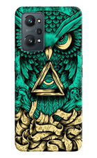 Green Owl Realme GT NEO 2/Neo 3T Hard Case Back Cover by Casekaro