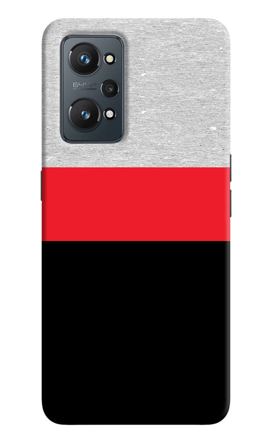 Tri Color Pattern Realme GT NEO 2/Neo 3T Hard Case Back Cover by Casekaro