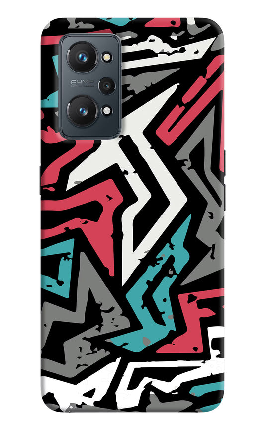 Geometric Graffiti Realme GT NEO 2/Neo 3T Hard Case Back Cover by Casekaro
