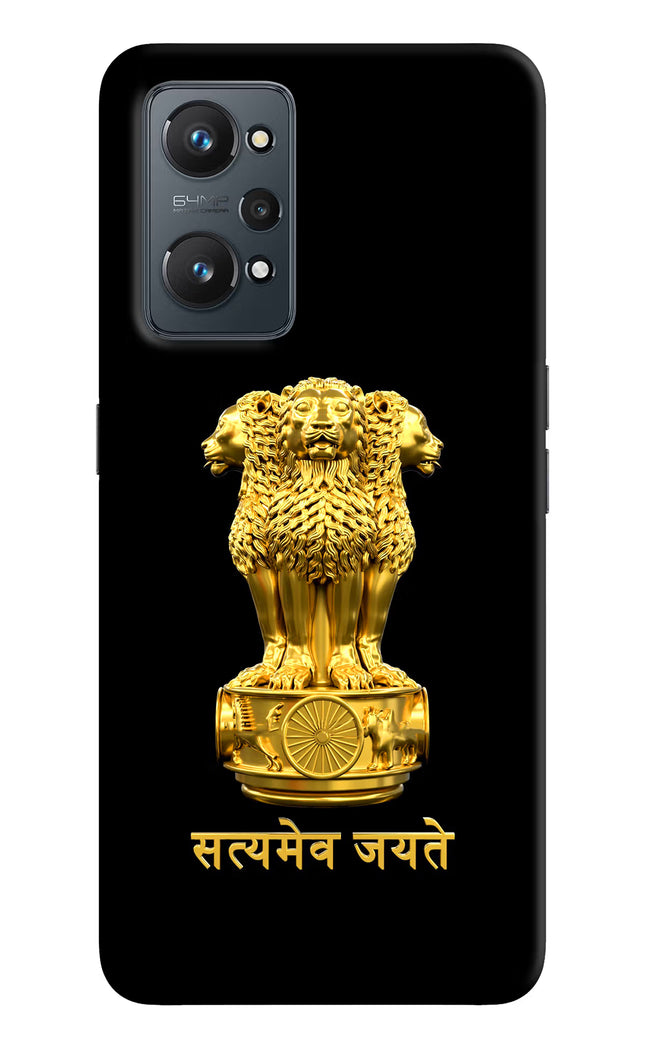 Satyamev Jayate Golden Realme GT NEO 2/Neo 3T Hard Case Back Cover by Casekaro