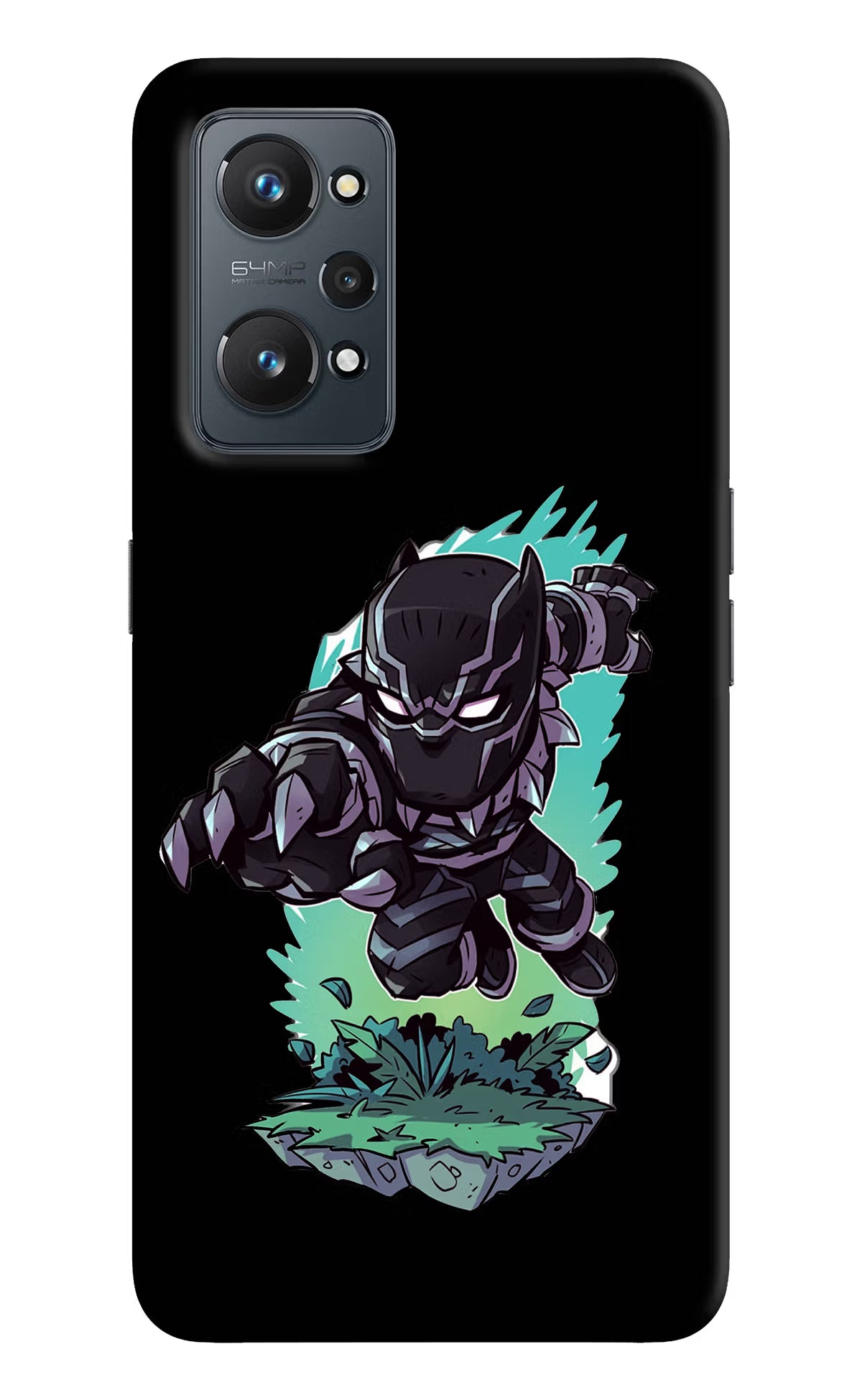 Black Panther Realme GT NEO 2/Neo 3T Hard Case Back Cover by Casekaro