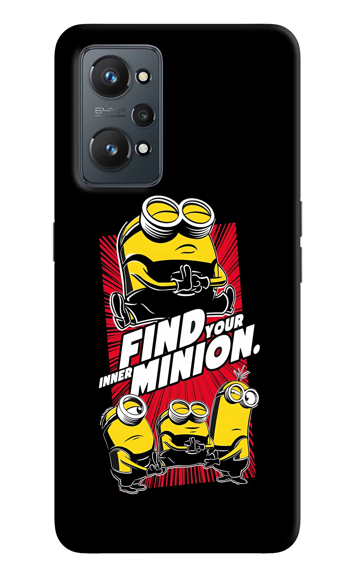 Find your inner Minion Realme GT NEO 2/Neo 3T Hard Case Back Cover by Casekaro