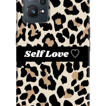 Leopard Print Self Love Realme GT NEO 2/Neo 3T Hard Case Back Cover by Casekaro