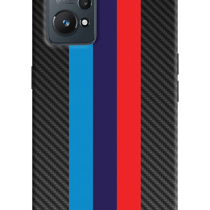 BMW Stripes Pattern Realme GT NEO 2/Neo 3T Hard Case Back Cover by Casekaro