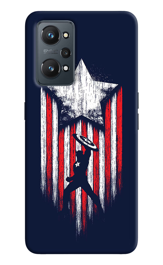 Captain America Marvel Art Realme GT NEO 2/Neo 3T Hard Case Back Cover by Casekaro