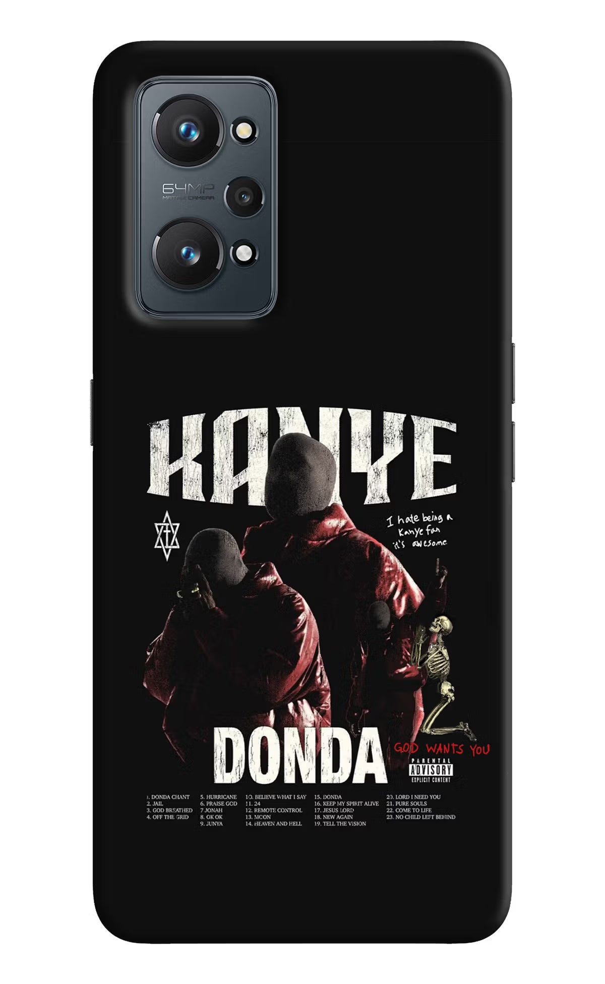 Donda Kanye West Realme GT NEO 2/Neo 3T Hard Case Back Cover by Casekaro