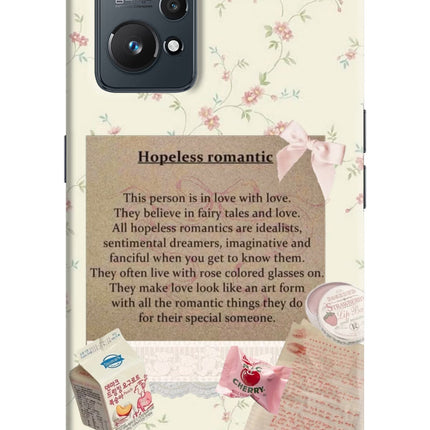 Hopeless Romantic Realme GT NEO 2/Neo 3T Hard Case Back Cover by Casekaro