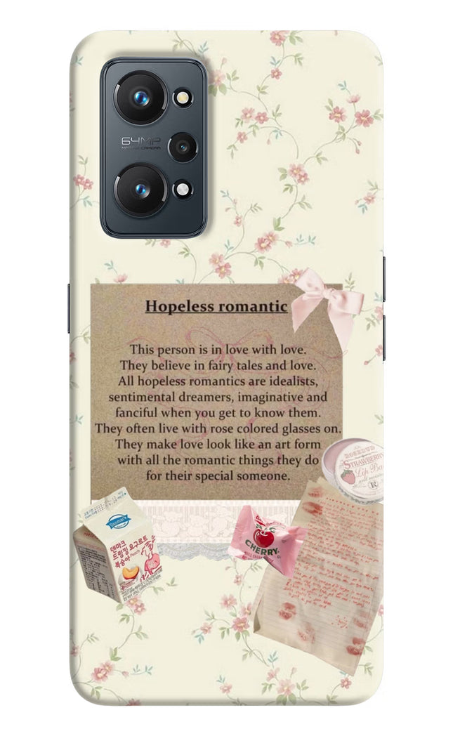 Hopeless Romantic Realme GT NEO 2/Neo 3T Hard Case Back Cover by Casekaro