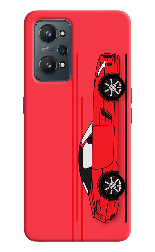 Red Velocity Realme GT NEO 2/Neo 3T Hard Case Back Cover by Casekaro