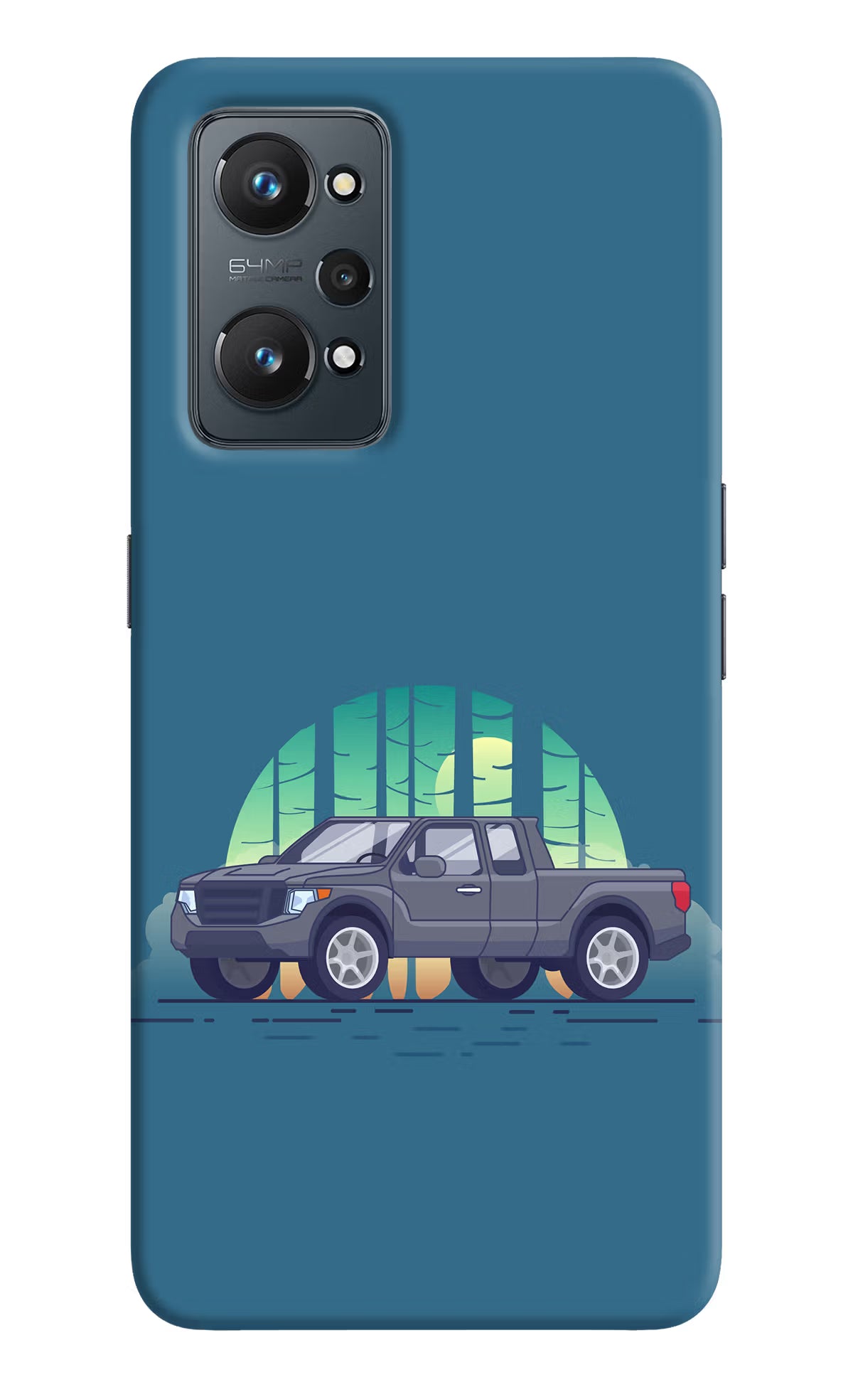 Retro Garage Vibe Realme GT NEO 2/Neo 3T Hard Case Back Cover by Casekaro