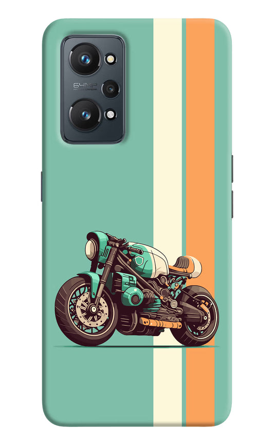 Striped Moto Drift Realme GT NEO 2/Neo 3T Hard Case Back Cover by Casekaro