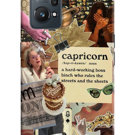Capricorn Zodiac Realme GT NEO 2/Neo 3T Hard Case Back Cover by Casekaro