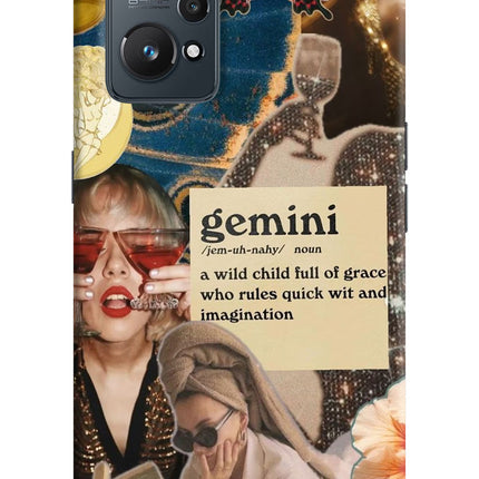 Gemini Zodiac Realme GT NEO 2/Neo 3T Hard Case Back Cover by Casekaro