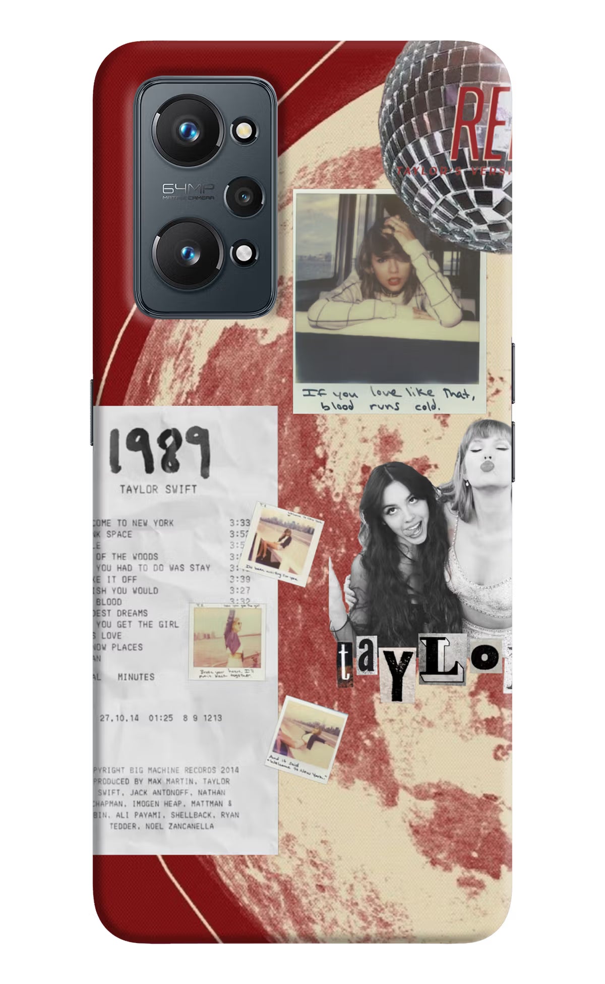 Taylor Swift Realme GT NEO 2/Neo 3T Back Cover