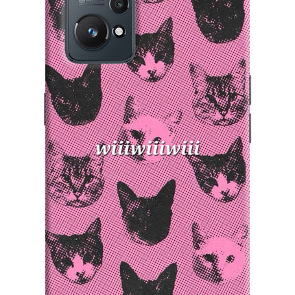 Pink Cats Realme GT NEO 2/Neo 3T Hard Case Back Cover by Casekaro