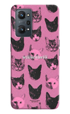 Pink Cats Realme GT NEO 2/Neo 3T Hard Case Back Cover by Casekaro